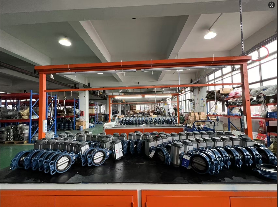 Výrobný workshop Valves Zhongguan Valves bol svedkom energického stavebného rozmachu