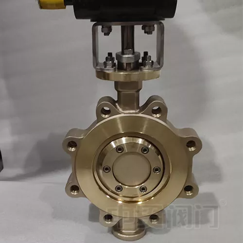 C95800 Marine Triple offset Offset Lug Butterfly Ventil